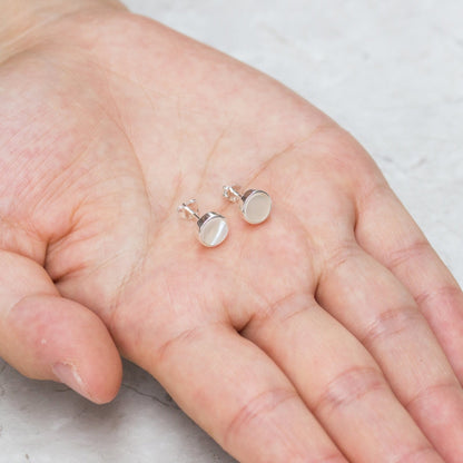 Mother of Pearl Stud Earrings