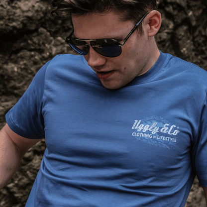 Blue Surf Diamond Tee