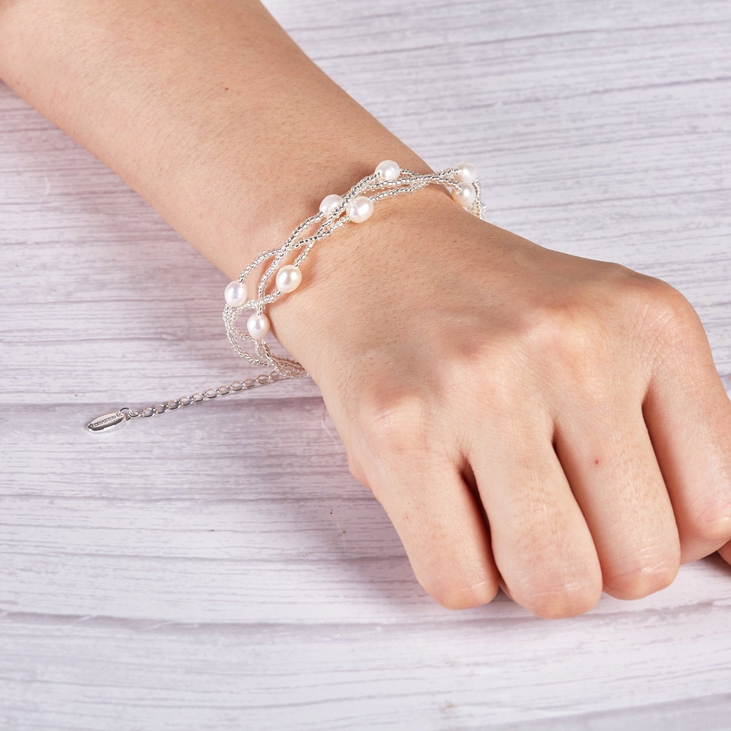 Multi Strand Freshwater Pearl Bracelet