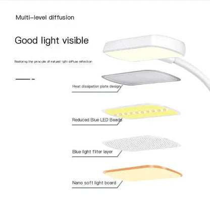 Multifunctional LED Touch Desk Lamp for Students