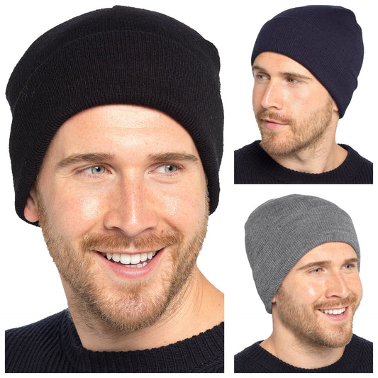 Tom Franks Bonnet Tricoté avec Revers