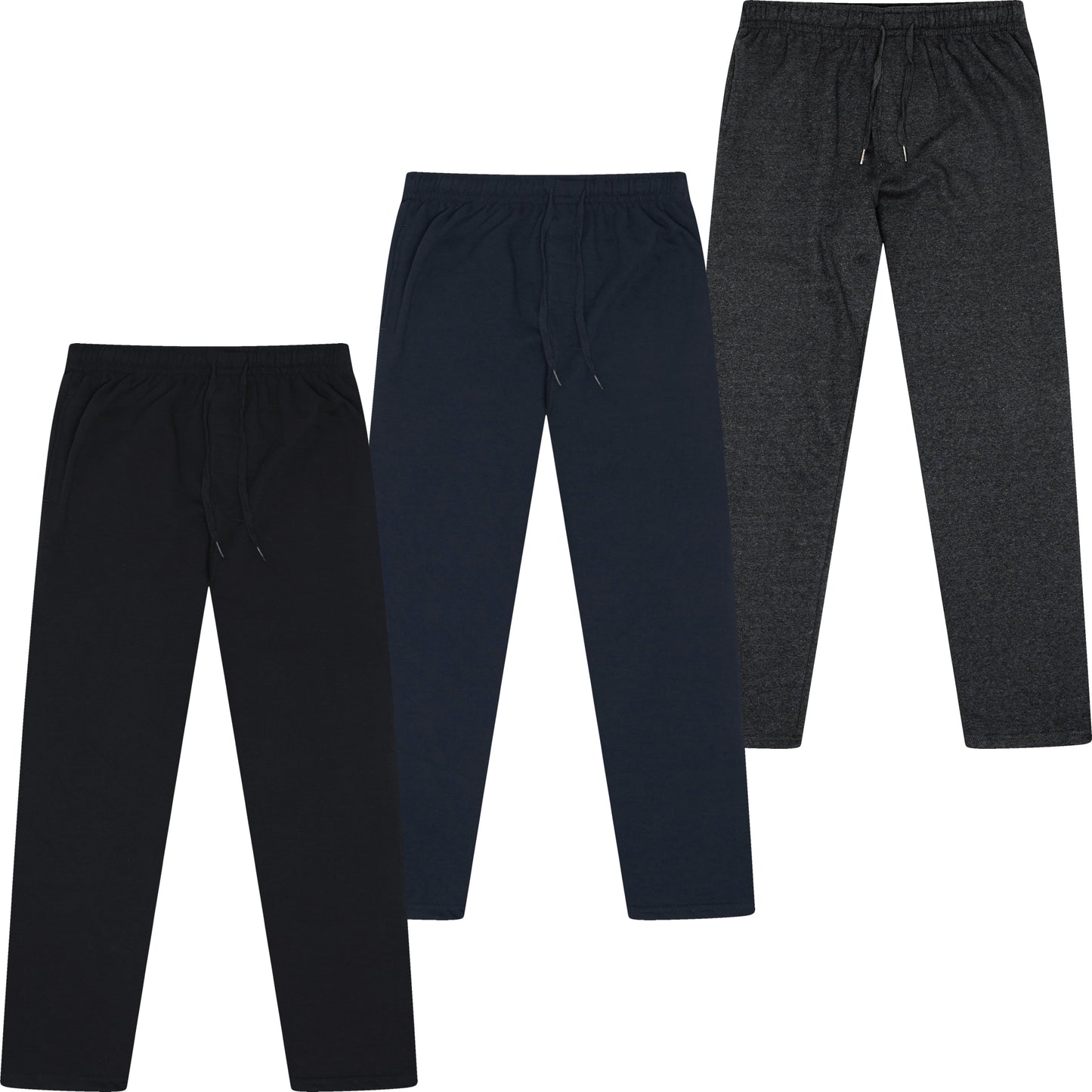 Pantalon de jogging classique ButtonFresh à ourlet ouvert
