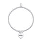 Mum Heart Charm Beaded Stretch Bracelet
