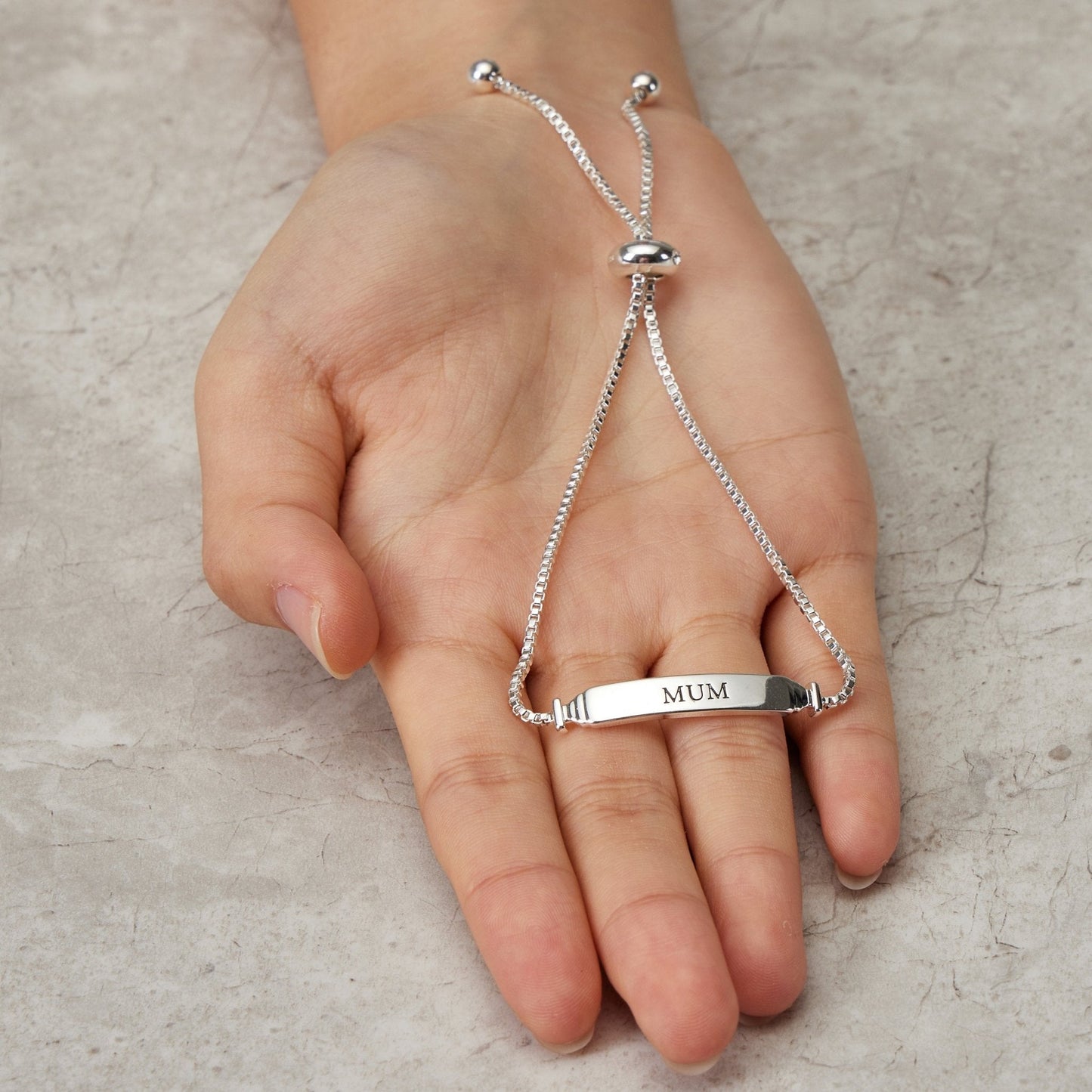 Mum ID Friendship Bracelet Created with Zircondia® Crystals