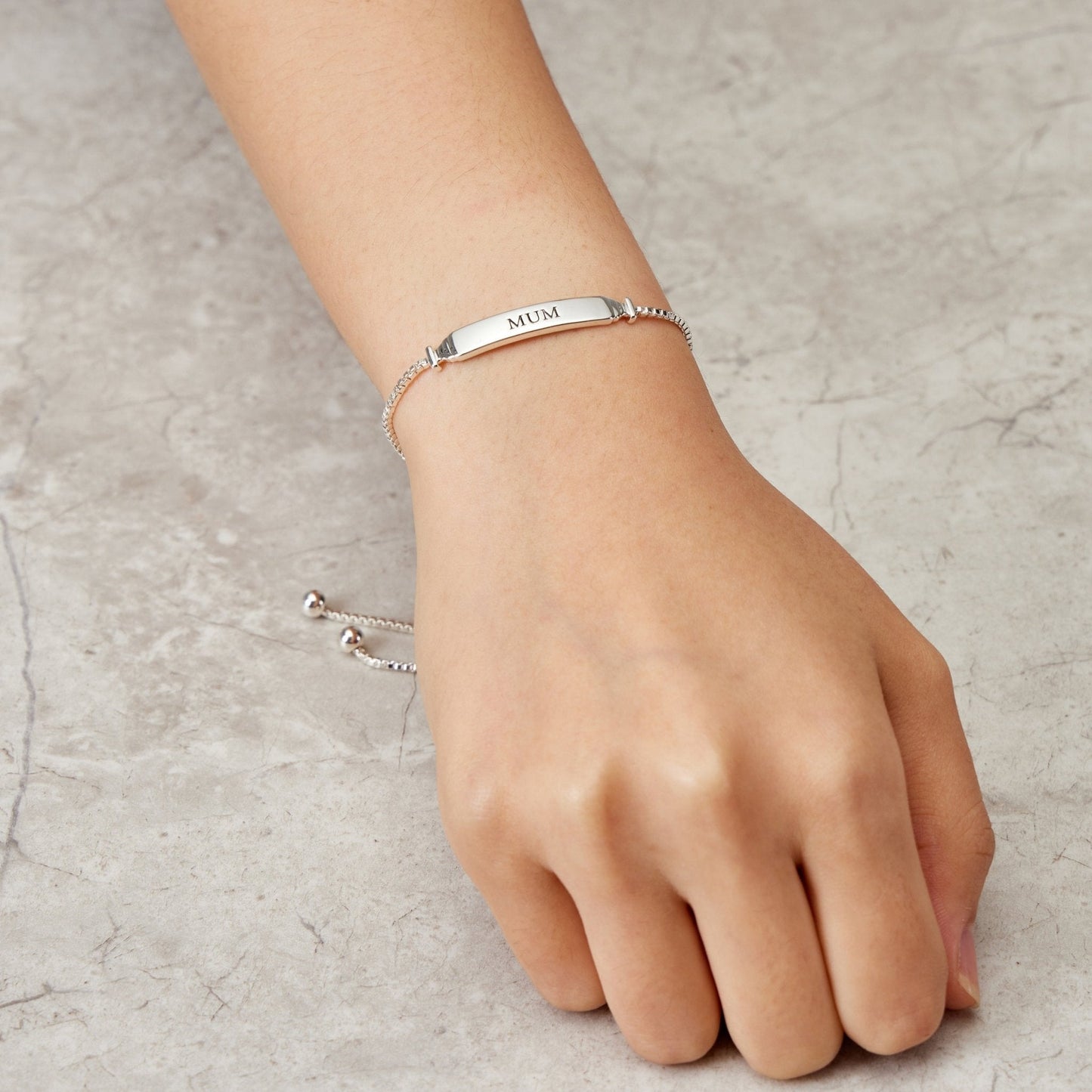 Mum ID Friendship Bracelet Created with Zircondia® Crystals