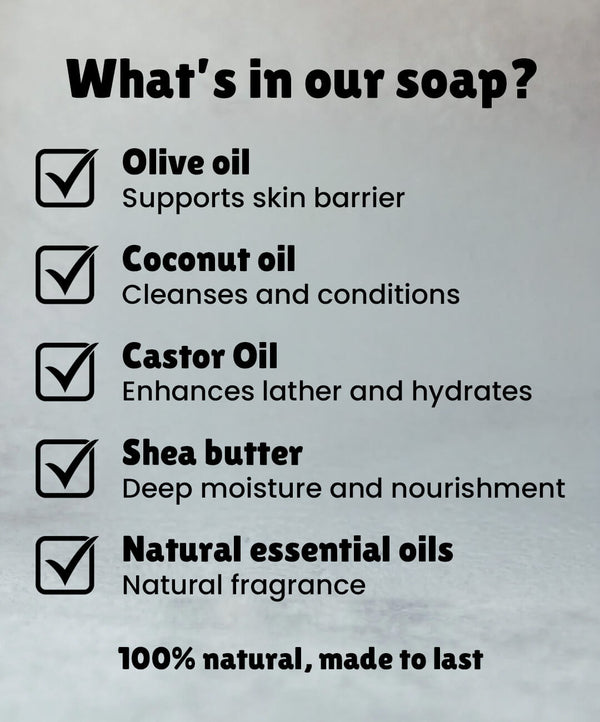 Natural Soap Bar Bundle (5 pack)