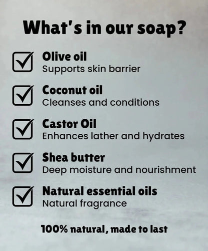 Natural Soap Bar Bundle (4 pack)