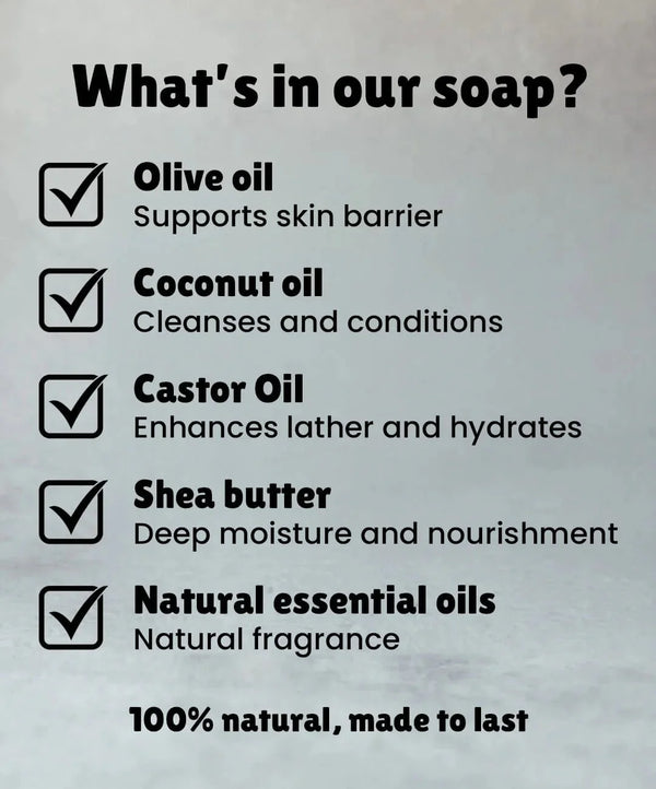 Natural Soap Bar Bundle (8 pack)
