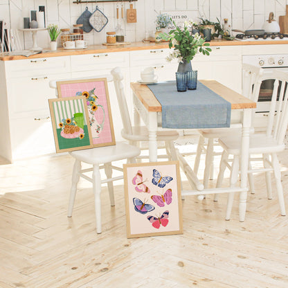 GARDEN BUTTERFLIES PRINT