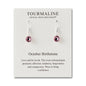 October Birthstone Drop Earrings Created with Tourmaline Zircondia® Crystals