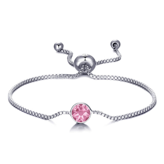 October (Tourmaline) Birthstone Bracelet Created with Zircondia® Crystals
