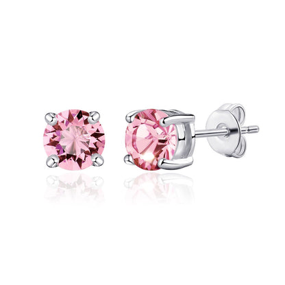 October (Tourmaline) Birthstone Earrings Created with Zircondia® Crystals