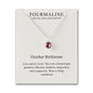 October (Tourmaline) Birthstone Necklace Created with Zircondia® Crystals