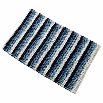 OLIVIA ROCCO Padstow Stripe Bathmat 50 x 80 cm Quick-Drying Anti-Slip Absorbent Durable