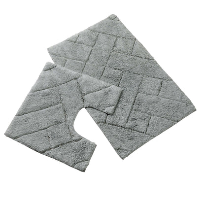 Tapis de bain et contour de WC Bali Ensemble Luxueux en coton super absorbant extra doux pour le confort et le style de votre salle de bain, disponible en plusieurs couleurs par OLIVIA ROCCO