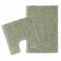 Tapis de bain et tapis contour WC Como 2 pièces vert sauge antidérapants super absorbants en coton par OLIVIA ROCCO