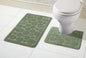 OLIVIA ROCCO Cali Bath Mat And Pedestal Set Ultra Soft Non Slip Highly Absorbent