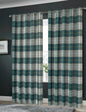 OLIVIA ROCCO Blackout Thermal Curtains Check Marble Design Light Blocking Panels Multiple