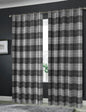 OLIVIA ROCCO Blackout Thermal Curtains Check Marble Design Light Blocking Panels Multiple