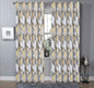 OLIVIA ROCCO Blackout Thermal Curtains Check Marble Design Light Blocking Panels Multiple