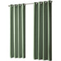 OLIVIA ROCCO Blackout Sage Green Eyelet Curtains Thermal Ring Top Window Treatments