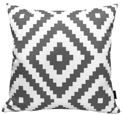Coussins d'extérieur imperméables Nairobi Anthracite pour Patio Jardin Plage 43 x 43 cm Élégants Durables Faciles à Nettoyer par OLIVIA ROCCO
