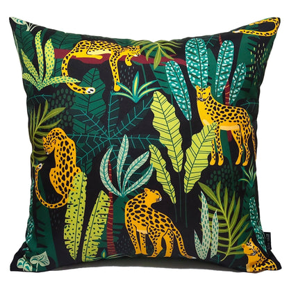 Coussins d'extérieur imperméables Safari 43x43cm Confort Premium Durables Remplis de fibres creuses Résistants à l'eau Décor élégant pour Patio Jardin Plage Voyage par OLIVIA ROCCO