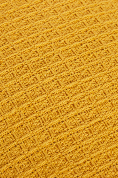 OLIVIA ROCCO Lisbon Pure Indian Cotton Handwoven Honeycomb Cushion Covers 17x17 and 24x24