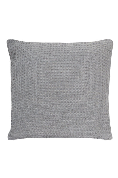 OLIVIA ROCCO Lisbon Pure Indian Cotton Handwoven Honeycomb Cushion Covers 17x17 and 24x24