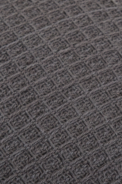 OLIVIA ROCCO Lisbon Pure Indian Cotton Handwoven Honeycomb Cushion Covers 17x17 and 24x24