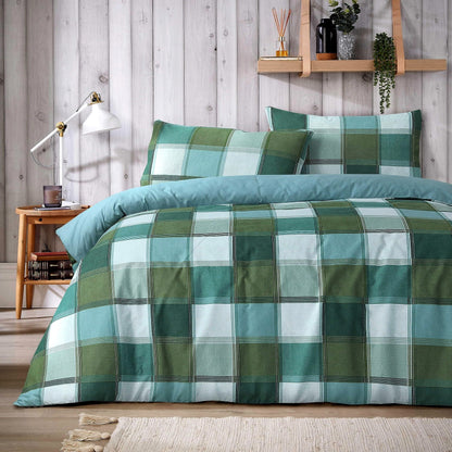 OLIVIA ROCCO Parure de Lit Luxe Ultra Doux Coton Riche Entretien Facile Confortable Housse de Couette et Taies d'Oreiller Incluses en Tailles Simple Double King