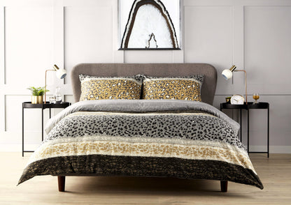 OLIVIA ROCCO Parure de Lit Luxe Ultra Doux Coton Riche Entretien Facile Confortable Housse de Couette et Taies d'Oreiller Incluses en Tailles Simple Double King