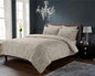 OLIVIA ROCCO Parure de Lit Luxe Ultra Doux Coton Riche Entretien Facile Confortable Housse de Couette et Taies d'Oreiller Incluses en Tailles Simple Double King