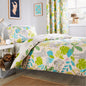 OLIVIA ROCCO Lazy Sloth Kids Duvet Set Soft Cotton Blend And Matching Curtains OEKO TEX