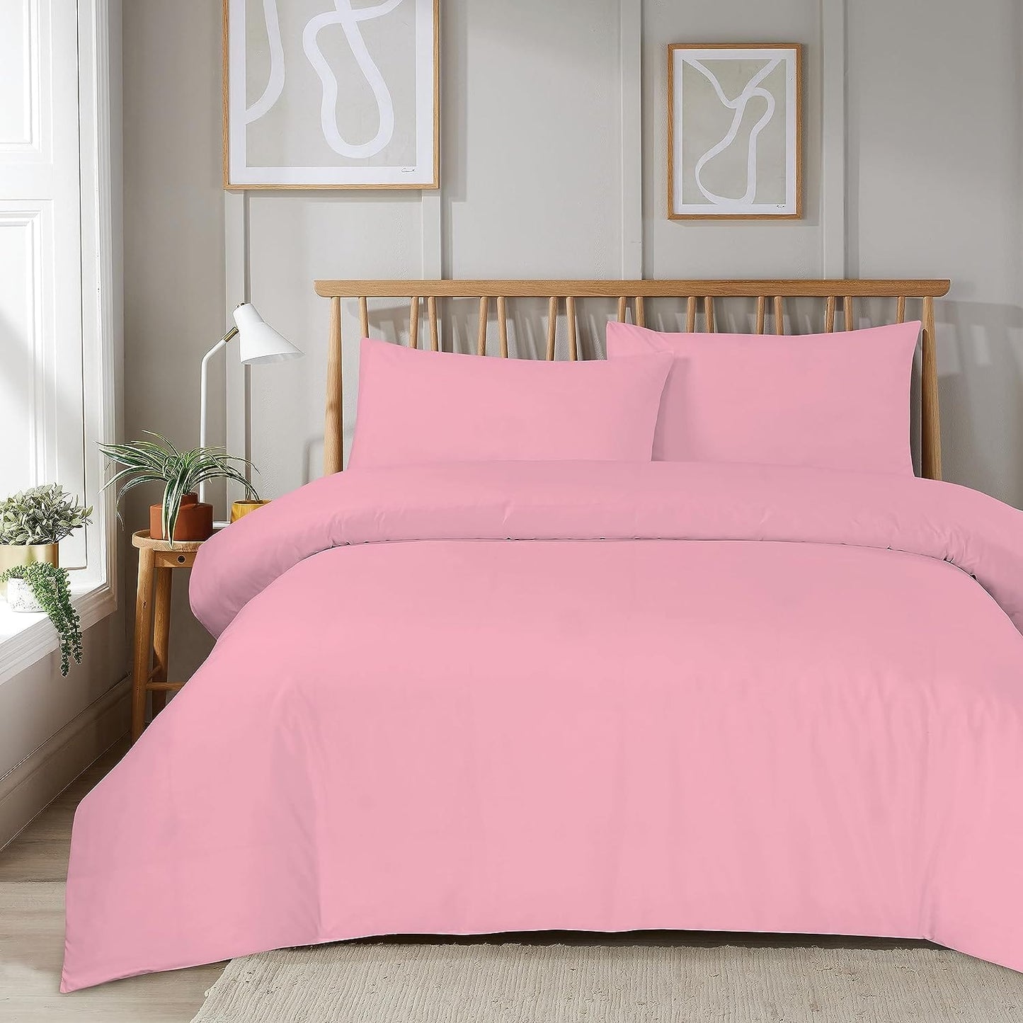 Parure de lit unie de luxe super douce avec fermeture éclair, entretien facile, disponible en différentes tailles et couleurs par OLIVIA ROCCO