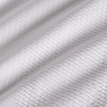 OLIVIA ROCCO Monaco Seersucker Duvet Cover Set Grey And White With Pillowcases For Single