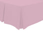 OLIVIA ROCCO Basics Fitted Pleated Valance Sheet Indus Valley Cotton Blend OEKO-TEX