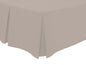 OLIVIA ROCCO Basics Fitted Pleated Valance Sheet Indus Valley Cotton Blend OEKO-TEX