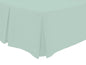 OLIVIA ROCCO Basics Fitted Pleated Valance Sheet Indus Valley Cotton Blend OEKO-TEX