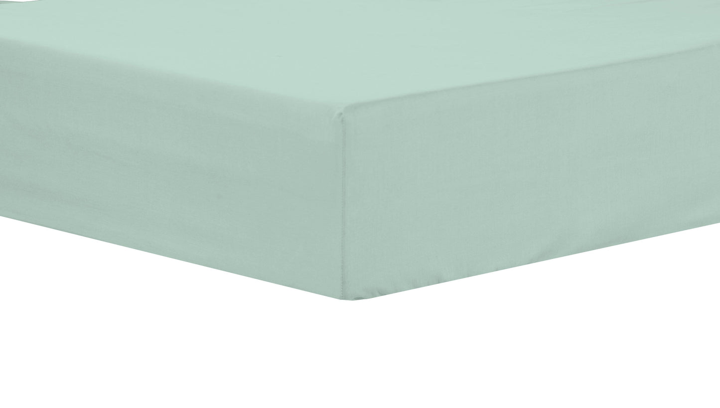 Drap-housse Basics super doux et durable en coton et lin de qualité supérieure Indus Valley élastiqué pour un ajustement parfait, plusieurs tailles et couleurs, certifié OEKO-TEX par OLIVIA ROCCO