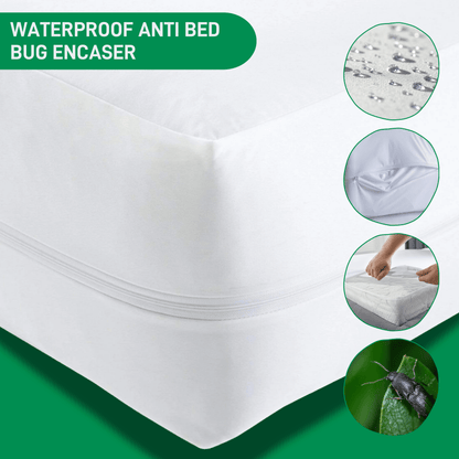 OLIVIA ROCCO Waterproof Anti Bed Bug Mattress Encaser Extra Deep Easy-Care Hotel-Quality Textile