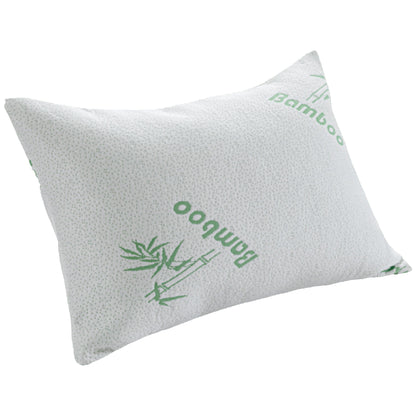Oreiller en mousse à mémoire de forme de bambou Hypoallergénique Rafraîchissant Luxueux Rembourrage en fibres de qualité supérieure pour un confort et un soutien optimaux par OLIVIA ROCCO