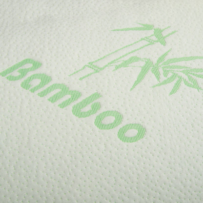 Oreiller en mousse à mémoire de forme de bambou Hypoallergénique Rafraîchissant Luxueux Rembourrage en fibres de qualité supérieure pour un confort et un soutien optimaux par OLIVIA ROCCO