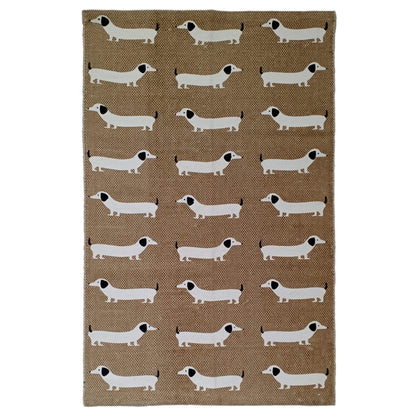 Tapis imprimé animal Chien saucisse Moderne Antidérapant Doux Durable Tapis de sol pour Salon Chambre Couloir & Bureau par OLIVIA ROCCO