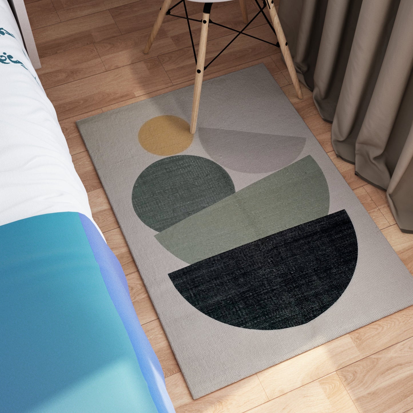 Tapis imprimé Tokyo Design Moderne Antidérapant Doux Durable pour Salon Chambre Bureau par OLIVIA ROCCO