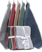 Lot de 5 torchons de cuisine gaufrés ultra absorbants en coton doux de qualité supérieure, couleurs assorties, durables pour la maison et la restauration par OLIVIA ROCCO