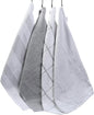 OLIVIA ROCCO Pack Of 4 Green Cotton Tea Towels 65x45 Cm High Absorbency Durable Super Soft Easy-Care Home Essential