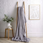 OLIVIA ROCCO Cloud Honeycomb Throw Oversized Chunky Soft Fleece Blanket Faux Fur