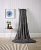 OLIVIA ROCCO Oversized Chunky Soft Fleece Blanket Fluffy Faux Fur Throw For Sofa And Bed