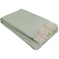 OLIVIA ROCCO Cotton Throw Super Soft Lightweight Eco Friendly Recycled Cotton For Sofa